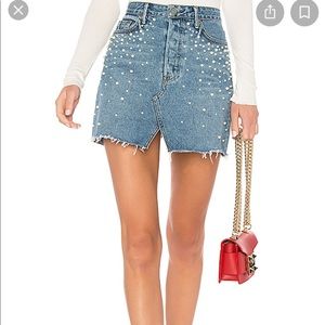 Milla Embellished A-Frame Skirt